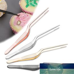 Gereedschap 1pc Plating Chef Western Food Tweezer Tang Barbecue Tang Serving Presentatie Roestvrijstalen Keuken Zeevruchten