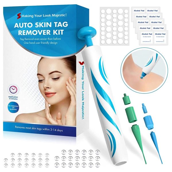 Outil 2 en 1 Micro Micro Skin Tag Remover Device Standard et micro Skin Tag Repoval Kit Adult Adult Mole Remover Remover Face Care Beauty Tools