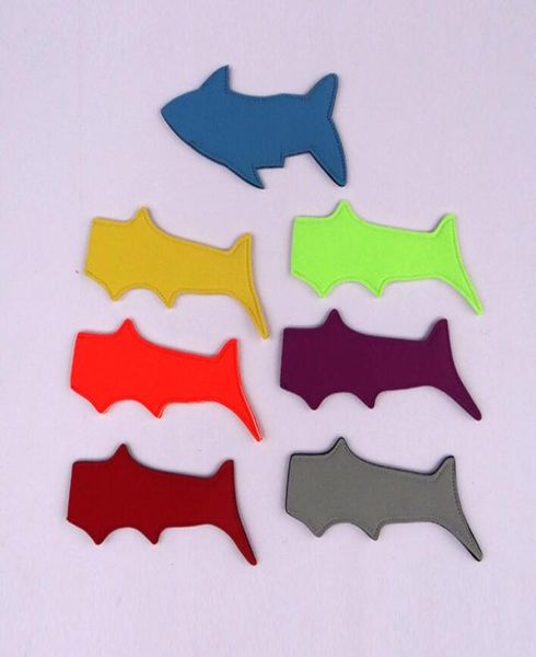 Herramienta 200pcs manga de helado para forma ambiental tiburón de tiburón puro titular de paletas de color neopreno titulares herramientas2191586