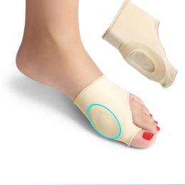 Gereedschap 2 -stks/1Pair Bunion Corrector Gel Pad Stretch Nylon Hallux Valgus Protector Guard Teen Separator Orthopedic Supplies Foot Care