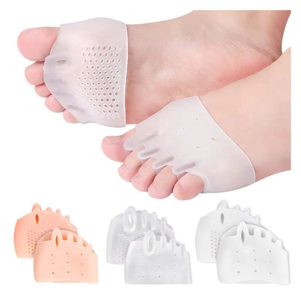 Outil 2pcs Silicone Toe séparateur Hallux Valgus Correcteur Bunion Orthotics Protecteur Relief Pain Avant-pied PAD PADE CADE Pédicure