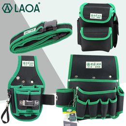 Sac à outils LAOA sac à outils étanche de haute qualité Kit de réparation d'électricien multifonction sac de ceinture à outils en tissu épais 230410
