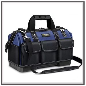 Tool Bag Large Multi-Function Tool Bag Organizer Heavy Duty Tool Pouch Bag Waterproof Anti-Fall Tool Tote Storage Bag with Multi Pockets 230130