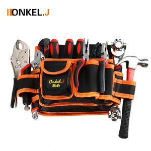 Tool Bag Multi-functional Electrician Tools Bag Waist Pouch Belt Storage Holder Organizer Garden Tool Kits Waist Packs Oxford Cloth 230419