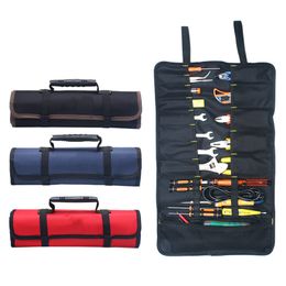 Tool Bag Multifunction Oxford Doek vouwtas tas gereedschap rol opslag draagbare kast organisator houder pocket tools zak 230419