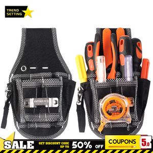 Tool Bag Multifunction Oxford Cloth kit Electrician Instrument Hardware Storage Pouch DIY Waist Belt 221128