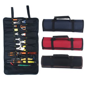 Tool Bag Multifunction Roller Bags Oxford Canvas Practical Handles beitel Elektricien Draagkit Instrumentpakket Case 221128