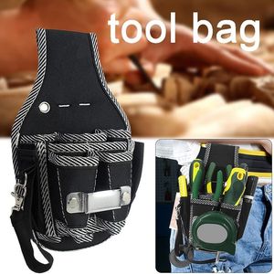Tool Bag Multifunctional Tool Bag Nylon Fabric Tool Belt Screwdriver Kit Holder Tool Bag Pocket Pouch Bag Electrician Waist Pocket Case 230620