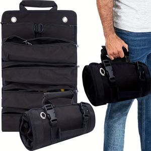 Organisateurs de sacs à outils - petit sac à outils avec pochettes détachables Organisateur de sac à outils enroulé lourd avec 6 pochettes à outils 240420