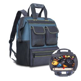 Tool Bag Oxford Doek Elektricien Lift Reparatie Riem Hardware Tool Opslag Grote capaciteit Reis Schouder Tool Backpack Toolbag 230413