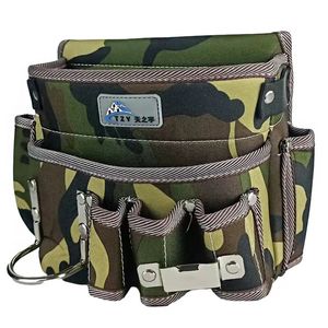 Tool Bag Oxford Cloth Multifunctional Electrician Waist Pouch Belt Storage Holder Organizer Garden Kits Packs 240123