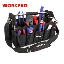 Sac à outils WORKPRO organisateur s Kits de rangement épaule emballage sac à main 600D Polyester pliable pas Pack 221117