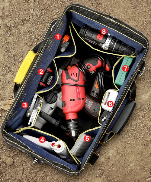 Sacs à outils pour hommes, sacs à outils portables imperméables avec bandoulière réglable pour les électriciens, mécanique