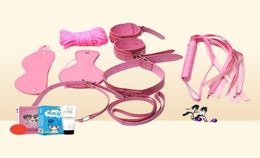 Gereedschap Bindende voorraden SM Rope Flirt Bed Utensils Leather Whip Toys Marry and Wife Women039S Suit HML65608531
