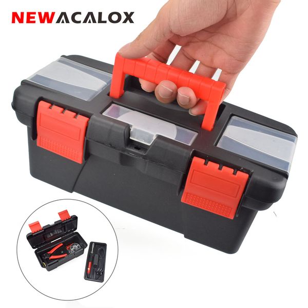 Boîte à outils ACALOX, compartiment de rangement à Double couche, boîte de rangement pour matériel de fer à souder, étui d'accessoires 221111