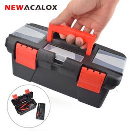 Toolbox Acalox Toolbox Dubbele laag compartimentopslag Organisatoren Toolbox voor hardware Tool Soldering Iron Accessoires Tool Case 230517