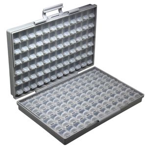 Caja de herramientas Aidetek smd caja de almacenamiento caja de plástico resistencias de montaje en superficie condensadores bien pequeño compartimento pequeño organizador caja de herramientas CAJA DE ALMACENAMIENTO 221128