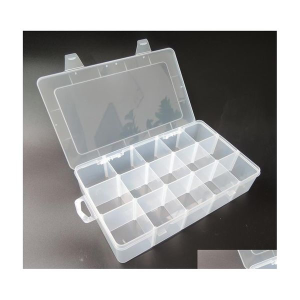 Caja de herramientas Wholesaletransparent Pp Piezas de plástico electrónico Caja de herramientas Ataúd Smd Smt Contenedor Tornillo Batería Componente Caja de almacenamiento Drop Dhayq