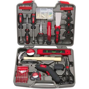 Tool Case Apollo Tools DT8422 144 stuk huishoudelijke kit gereedschapskist met boxset 13 27 x 15 71 3 54 inch 230816