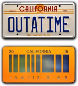 Tool Case Celebrity Machines Back to The Future | Outatime Metal License Plates 230421