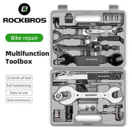 Mallette à outils ROCKBROS Set alat sepeda reair peralatan réparation professionnelle multifungsi 230904