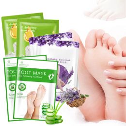 Herramienta Exfoliante Feet Mask Exfoliating Foot Masks Calcetines Pedicura Peeling Dead Skin Pies Feet Herramienta de cuidado del pie de la pela