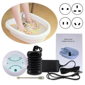 Outil de Massage des pieds, détox ionique, bain de pieds, Aqua 24W, Mini bain de pieds domestique, Spa, relaxation, soulagement de la douleur, outil cadeau sans baignoire