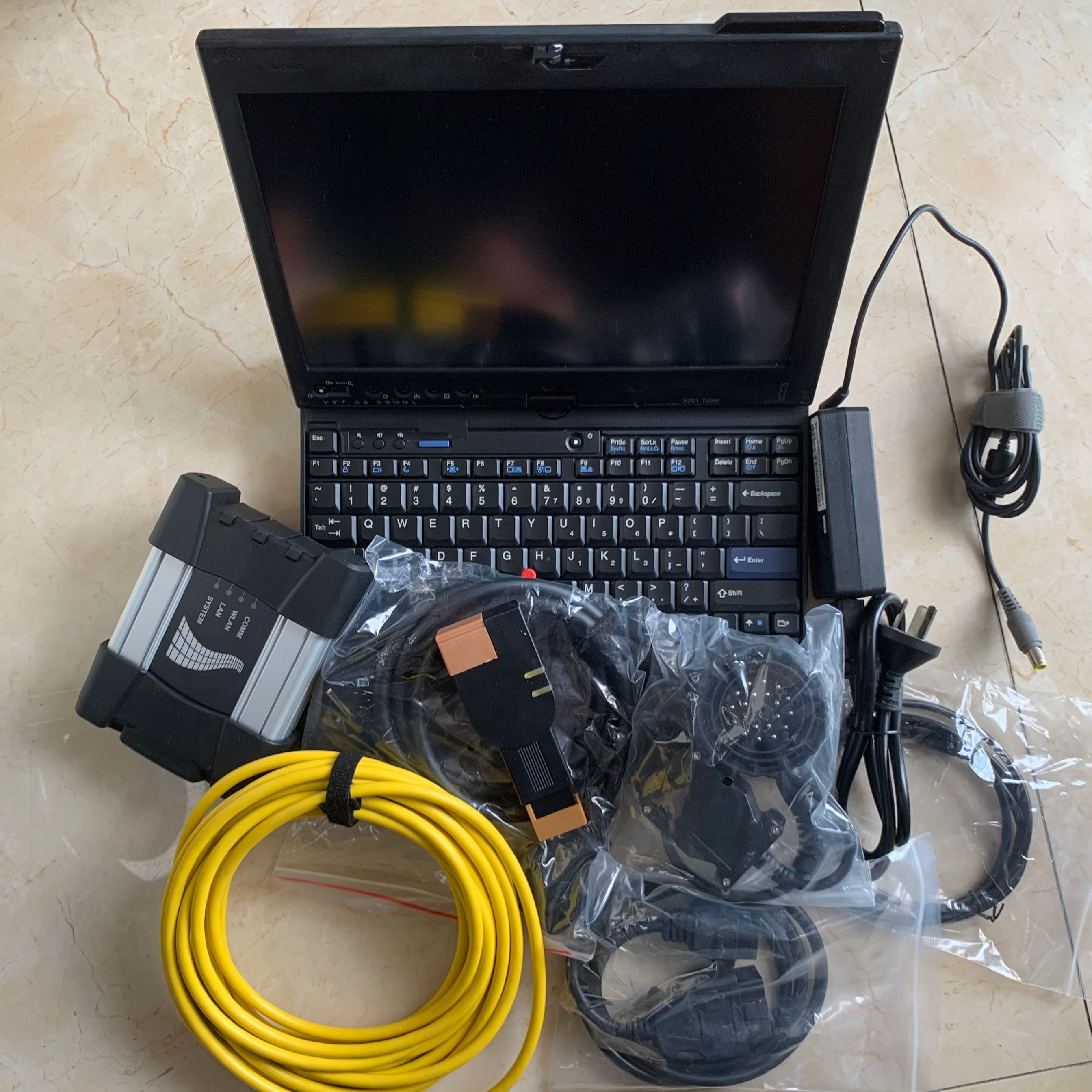 Tool for BMW icom NEXT A2 Auto Diagnostic tool with latest S/oft-ware V05.2024 win10 installed Well on X201 I7 CPU 8G Used laptop 1TB HDD Ready to Work