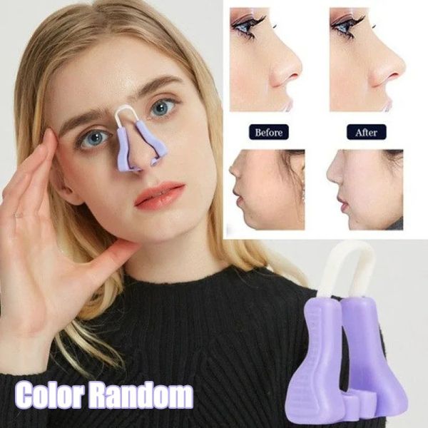 Outil magique Silicone soulevant le nez Shaper Bridge Nez Nose Clipage Nez à nez lisseur Nez plus mince Pas de maquillage de beauté douloureux