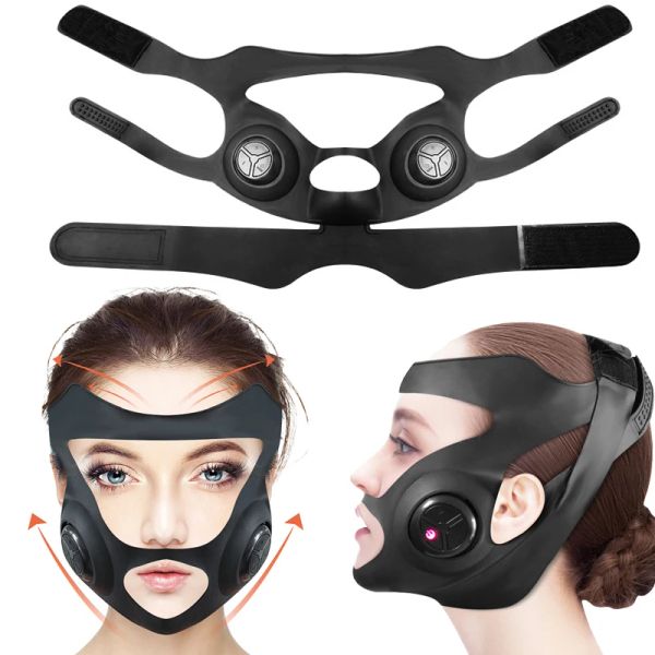 Outil nouveau EMS V Face Face Lefting Masseur Masseur Masque Slimming Mask Anti Wrinkle Réduisez Double Chin Touek Lift Up Face Beauty Device