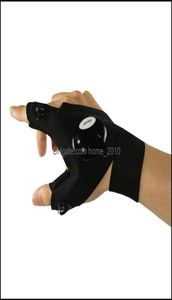 Pièces d'outils Lampes de poche LED Gants avec lumière LED Gant pratique pour les réparations de nuit Outils Chasse Pêche Cam Équipement de cyclisme Drop4234012