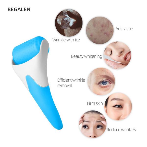 Rouleau de glace en plastique pour Lifting du visage, ligne V, bande de Lifting du visage, Anti-Cellulite, outil de levage, soins du visage, façonne le menton, rouleau de Massage