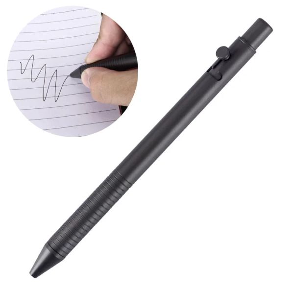 Outils 1 pc Titane alliage stylo tactique portable étanche écrite stylo EDC Camping Equipment Outdoor Camp Emergency Kit Point Ball Point
