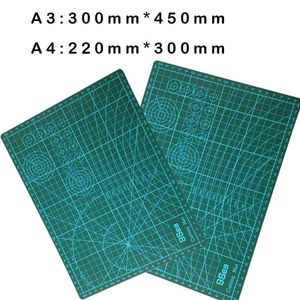 Outils 1 pièces A3 ou A2 Pvc Rectangle lignes de grille auto-guérison tapis de coupe outil tissu cuir papier artisanat outils de bricolage