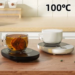 Gereedschap 100°C Verwarmingskussen Koffiemokverwarmer Smart Cup Heater Hete theemaker Warmer Coaster Mini-inductiekookplaat 5 versnellingen Temperatuur 220V