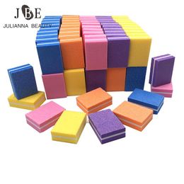 Outils 100pcs Mini de fichier de ongles professionnels Buffing Buffing Lime ANGLE BLOCK BLOCK POSIGE POSIGE Nail Art Tips Tool Buffer Fichier