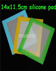 Outils 100 pcs en silicone tapis carrés tampons pads tapis tambour 26 ml d'huile de silicium en silicium outil de godet pour verre bong nector6120071
