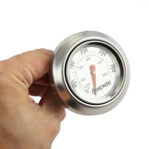 Gereedschap 1 st BBQ-meter Ingebouwde dekselthermometer Vervanging voor Weber Traveller Grills Houtskoolpit Houtrokeroven 150-600 ° F Barbecue