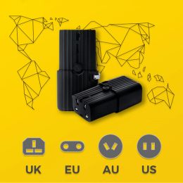 Herramientas 1 PC EVO Universal Travel Plug Adapter 2 USB Port World World Travel AC Power Carger Adaptador Au US UK EU Converter Adaptador USB Cargador