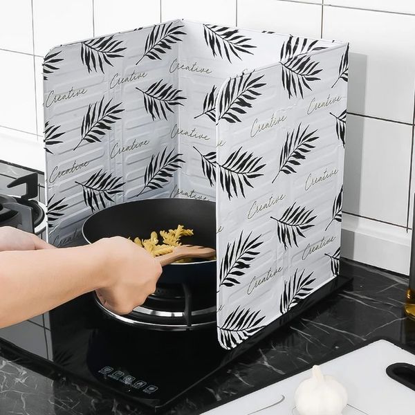 Outils 1 PC Cuisine Gadgets Huile Splash Écran Feuille D'aluminium Plaque Cuisinière À Gaz Crédence Maison Cuisine Cuisine Outils Inventaire En Gros