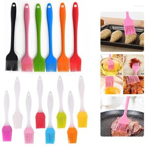 Outils 1PC brosse à barbecue en Silicone cuisson BBQ brosses à huile résistantes à la chaleur fournitures de cuisine Gadgets de cuisson de gâteaux de barre