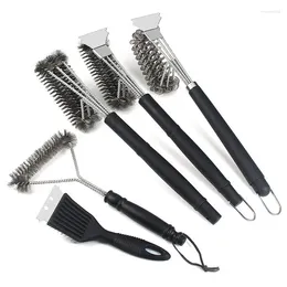 Outils 1 pièces accessoires de cuisine Barbecue Grill brosse de nettoyage BBQ outil de fil spécial brosses à griller antiadhésives