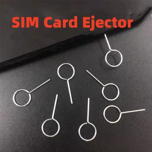 Outils 20/50 / 100pcs SIM Carte Tray Pin d'éjection Éjecteur d'outils Ouverteur d'outils Éjecteur pour téléphone mobile