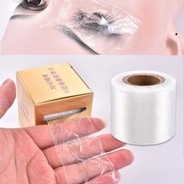 Gereedschappen 200m Plastic Wrap Eye Gebruik ConserveerMidddel Film Wimper Remover Helder Professele Valse Wimpers Extension Permanente Make -up