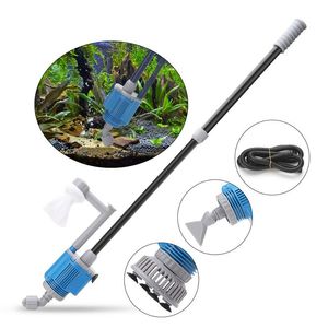 Gereedschap 220240V Aquarium Elektrische Waterwisselpomp Aquarium Waterwisselaar Grindreiniger Sifon Waterfilter Pomp Schoonmaken Tool