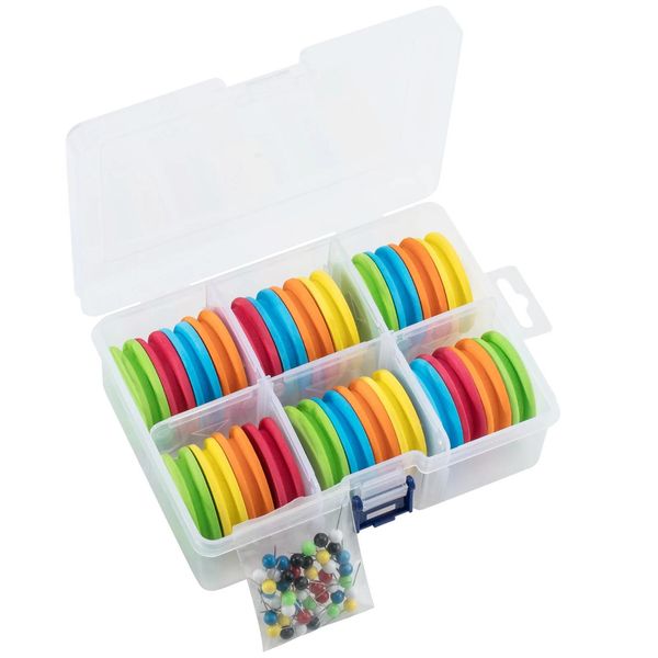 Outils 24pcs Eva Mousse Soupols Carpe Pêche de pêche Winders Ligne Leader avec 40pcs Pins Tire Board de la ligne d'enroulement Board Crochet Rangement Pesca