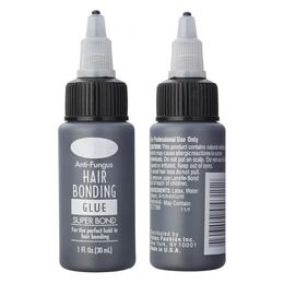 Herramientas 30ml Toupee Tool Adhesivo líquido Pestañas postizas Peluca Pegamento Fácil de aplicar Salón Extensión de cabello Impermeable Profesional Invisible Bond