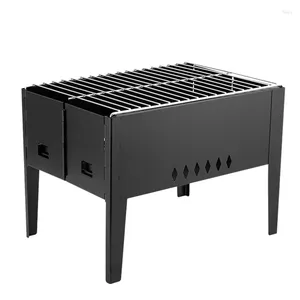 Gereedschap 35x24x25cm vouwen lichtgewicht draagbare Barbecue Charcoal Mini BBQ Grill Outdoor Patio Camping Party Cooking
