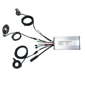 Herramientas 36V/48V 500W 22A, controlador de bicicleta eléctrica CC sin escobillas + pantalla de KT-LCD4 + dial de dedo + juego de sensores, para kit