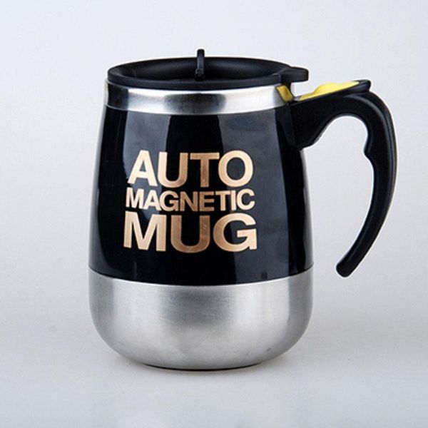 Tasse magnétique automatique de 400ml, outils, tasse à café auto-remuante en acier inoxydable, mélange automatique de jus de lait, tasse à café intelligente